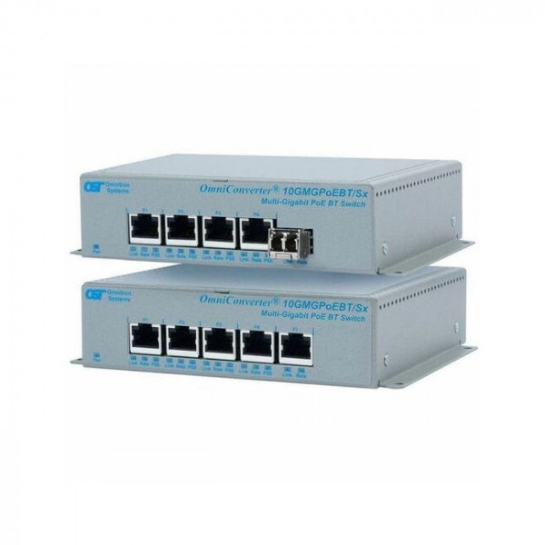 OST OmniConverter 10GMGPoEBT/SX SFP 100W 2X Multigig 2X 10/100/1000 DC