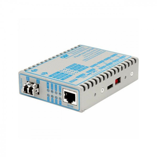 OST FlexPoint 10/100 MM LC 1310 5KM 10/100T to 100FX AC Pwr Ext Temp