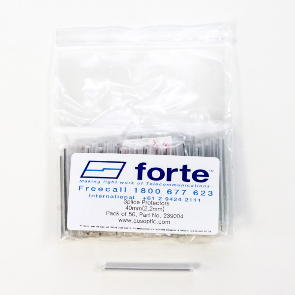 forte® Splice Protector, 40mm (2.2mm), heatshrink, 50/pack