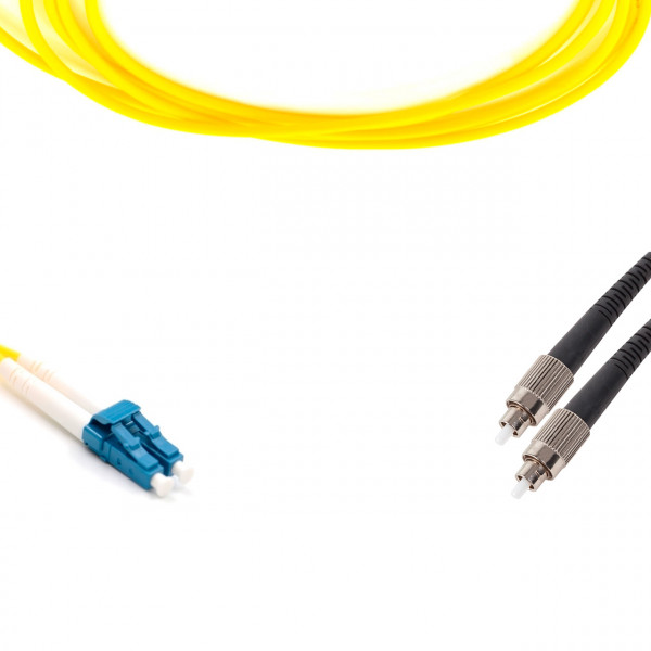 forte® Fibre Optic Patchlead, LC to ST Singlemode G.657 Bend-Insensitive, Duplex 2mm, 3m, LSZH