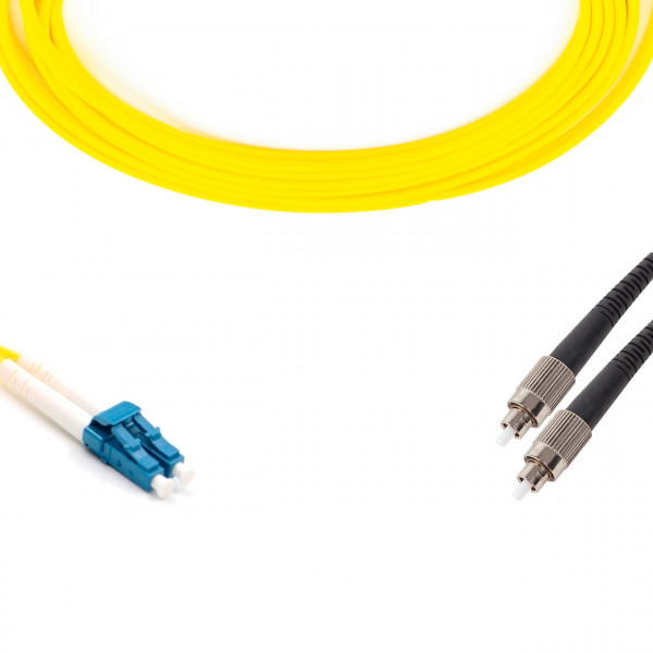 forte® Fibre Optic Patchlead, LC to ST Singlemode G.657 Bend-Insensitive, Duplex 2mm, 10m, LSZH
