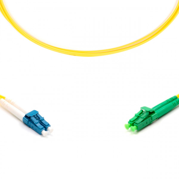 forte® Fibre Optic Patchlead, LC to LC-APC Singlemode G.657 Bend-Insensitive, Duplex 2mm, 2m, LSZH