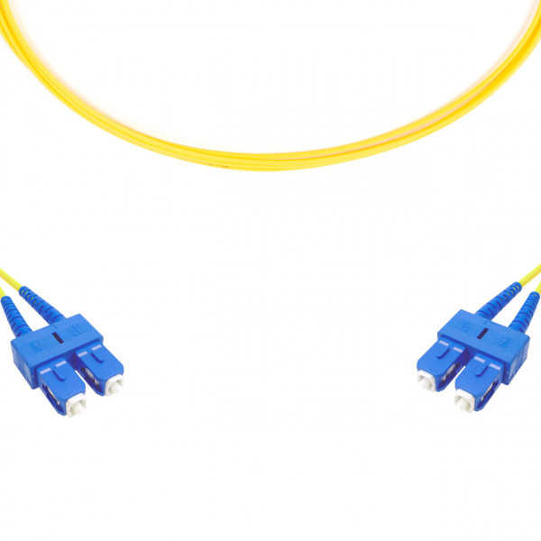 forte® Fibre Optic Patchlead, SC to SC Singlemode G.657 Bend-Insensitive, Duplex 3mm, 2m, LSZH