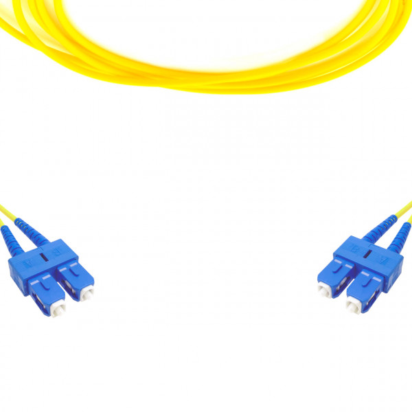 forte® Fibre Optic Patchlead, SC to SC Singlemode G.657 Bend-Insensitive, Duplex 3mm, 3m, LSZH