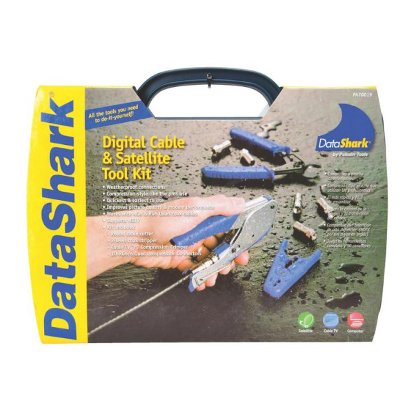 Tempo PA70019 Datashark CATV F Comp Tool Kit