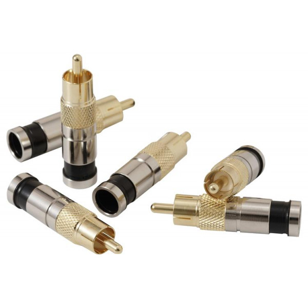 DATASHARK CONN RG6/Q RCA COMP