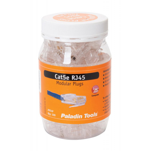 Tempo PA9549 Conn RJ45 Cat5e Mod Plug 100-Pk