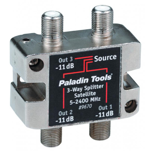 SPLITTER 3-WAY CATVF 5-2400Mhz