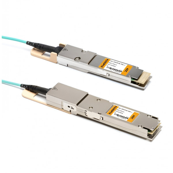 FLEXOPTIX 400G Flat-Top OSFP to QSFP-DD AOC with CDR (TX / RX) | Multimode Fiber, 1 - 50 m