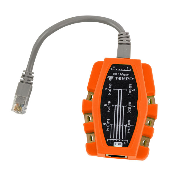 ADAPTOR RJ11 MODULAR 6-WAY BLISTER