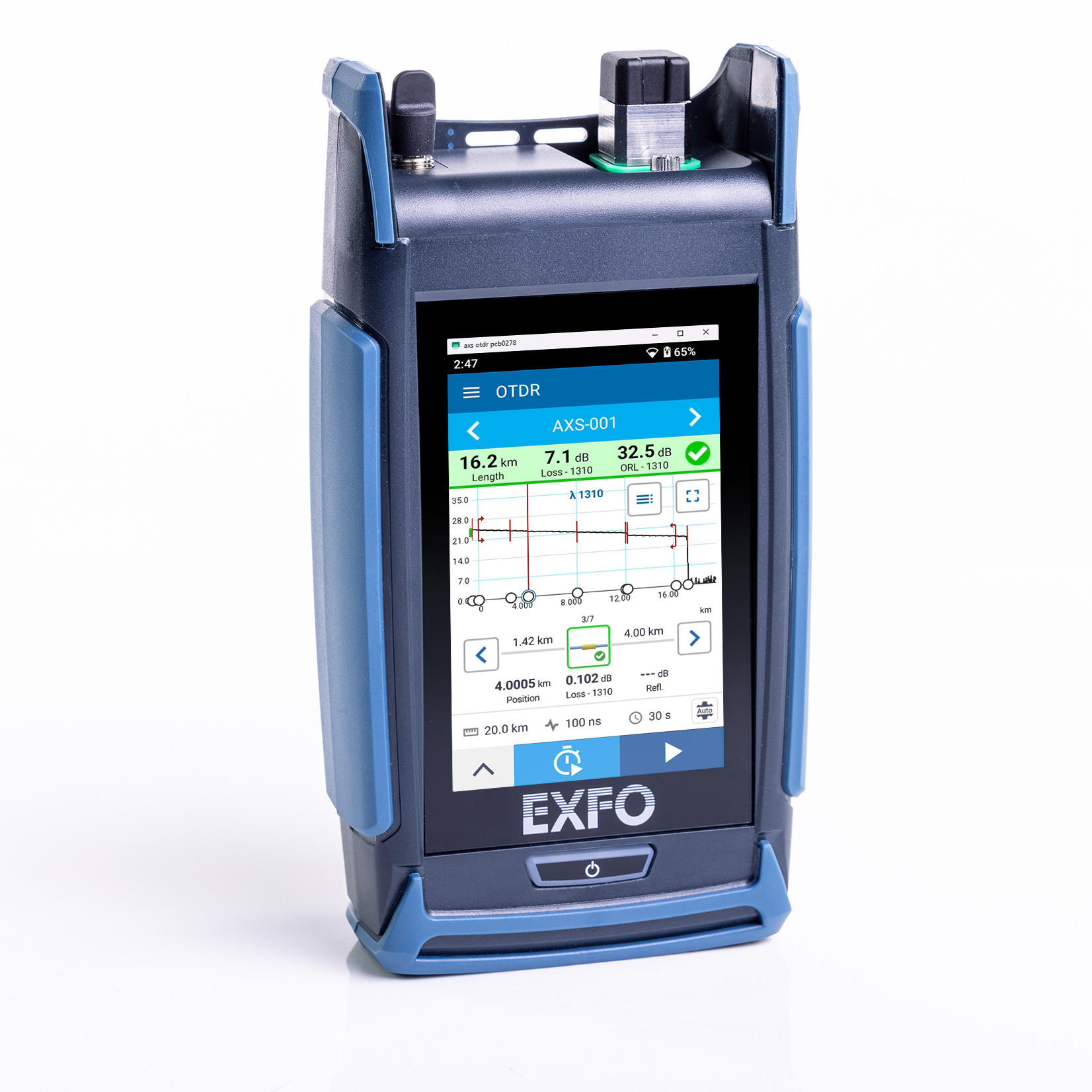 EXFO AXS-120 - Last-mile/Access mini-OTDR 1310/1550nm