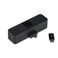 FLEXBOX Mobility Pack - Bluetooth, Battery Pack, USB-C Add-on from FLEXOPTIX - pictured with USB-C adaptor