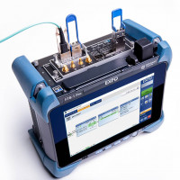 EXFO FTBx-88480 Power Blazer - Compact, Dual-Port 400G Tester for the Field - Installed in FTB-1 Pro chassis.