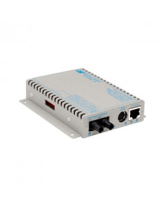 OST iConverter MC 10/100T to 100FX ST/MM 1310nm/5KM Wallmnt US Mgmt WideTemp