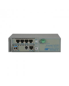 OST iConverter 4XT1/E1M + 10/100/1000 SC/SM 1310nm/34KM MUX SA AC Mgmt