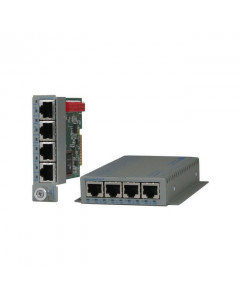 OST 10/100/1000 BASE-T 4Port Switch iConverter 4GT Ethernet VLAN US AC