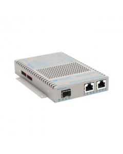 OST 10/100 2X / 100FX US Pwr Cord OmniConverter FPoE+/S 1X SFP Port