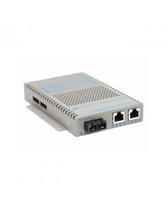 OST 10/100T 2X / 100FX 48VDC Wide OmniConverter FPoE/SL SC MM1310 5KM