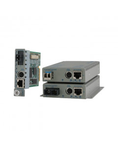 OST iConverter GX/TM2 10/100/1000T- 1000LX LC/SM 1.3/12KM INT AC w/Mgmt