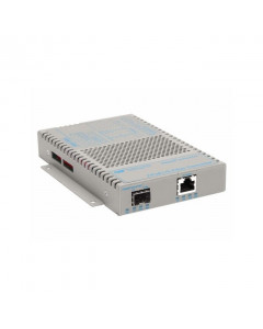 OST OmniConverter 1X10/100T to 100FX SFP FPoE+/S 100-240 AC