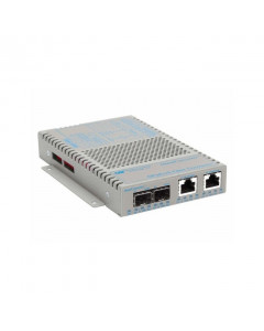 OST OmniConverter GPoE+/S 2X10/100/ 1000T- 2X100/1000BASE-X SFP AC Wide