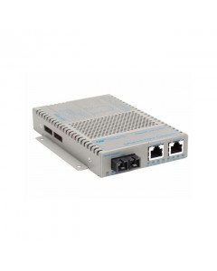OST OmniConverter GPoES 2X10/100/ 1000T-1000X SC/MM AC 850nm 550M