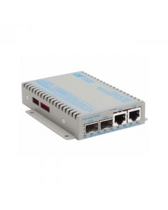OST iConverter Dual Channel Gigabit 10/100/1000 to SFP Fibre DC Pwr