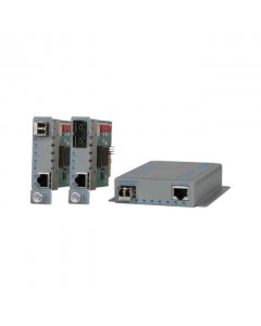 OST iConverter 10/100/1000 Gigabit Fibre ST/SM/12KM Univ Pwr W-Temp