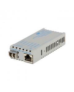 OST 10/100 BT to 100X LC MMF 5KM MiConverter PoE/PD  US AC Pwr