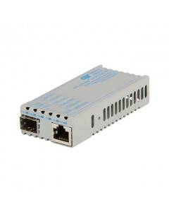 OST 10/100 BT to 100X SFP Fibre MiConverter PoE/PD  US AC Powered