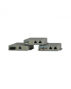 OST OmniConverter FPoE/S 2X 100 SFP to 2X 10/100 PoE RJ45 US AC Pwred