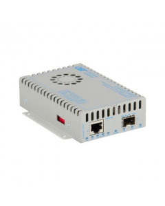 OST 10/100/1000BT to 10G/1G Fibre SFP+ iConverter 10GXT US AC Pwr WM