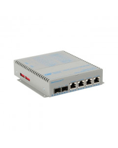OST OmniConverter 4X 10/100/1000T PoE+ to 2X 100/1000 SFP GPoE+/SX US