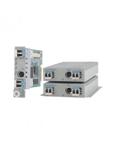 OST iConverter 2FXM2 100M SFP to SFP F/O Converter Wallmount w/ Mgmt