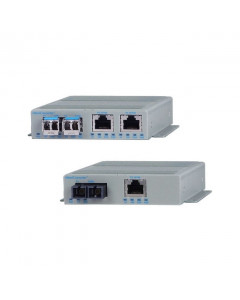 OST OmniConverter  10/100T / 100FX SFP 2-PIN48VDC Pwr FPoE/SL Ext Temp