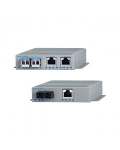 OST OmniConverter 10/100/1000T PoE/ 100/1000 SFP GPoE+/S Ext Temp AC