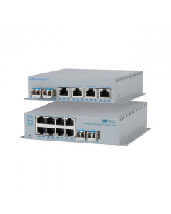OST OmniConverter GPoE+/SX 4X 10/100/1000T - 1000X SFP DC