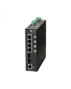 OST RuggedNet GPoE+/MI SFP 4X 10/100/1000T-2X 1000X SFP DC