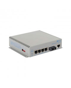 OST OmniConverter GPoE+/M 12KM 4X 10/100/1000T - 1000X SC SM AC