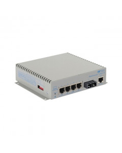 OST OmniConverter GPoE+/M 34KM 4X 10/100/1000T - 1000X SCSM DC Ext