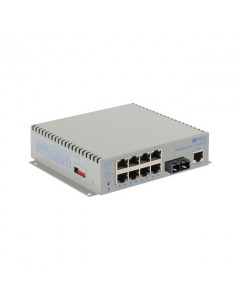 OST OmniConverter GPoE+/M 12KM 8X 10/100/1000T - 1000X SC SM AC