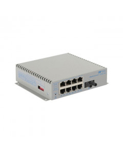 OST OmniConverter GPoE+/SX 12KM 8X 10/100/1000T - 1000X STSM DC WT