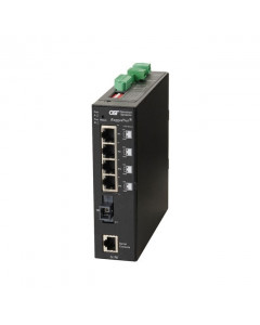 OST RuggedNet G/MI SC SM SF 15/13 4X 10/100/1000T 1000X 20KM DC Ext