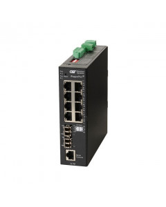 OST RuggedNet G/MI LC SM 12KM 1310 8X 10/100/1000T 2X 1000X DC Ext