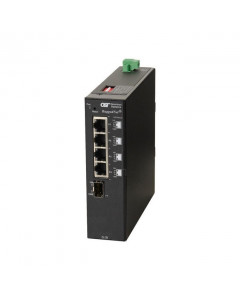 OST RuggedNet G/SI SFP Switch 4X 10/100/1000T 1000X SFP DC Ext