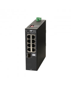 OST RuggedNet G/SI SFP Switch 8X 10/100/1000T 1000X SFP DC Ext