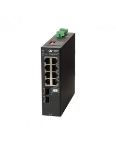 OST RuggedNet G/SI 2X SFP Switch 8X 10/100/1000T 2X 1000X 2DC Ext
