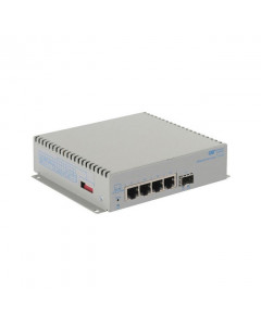 OST OmniConverter G/SX SFP Switch 4X 10/100/1000T 1000X SFP AC Wide