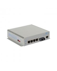 OST OmniConverter G/M SC SM 34KM 4X 10/100/1000T to 1000X US AC Wide