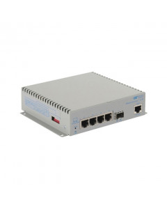 OST OmniConverter G/M SFP Wide Temp 4X 10/100/1000T 1000X SFP DC